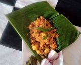 A picture of step 4 of Onion poha.