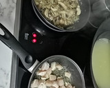 Foto del paso 3 de la receta: Risotto de champiñones, pollo y jamón🍄🍗🐽