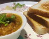 A picture of step 28 of Pav bhaji.