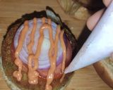 A picture of step 5 of Vegetable Mayo Burger.