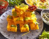 A picture of step 4 of Quick bottle gourd farali dhokla.
