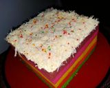 Foto langkah ke 9 dari resep Rainbow cake ekonomis.