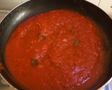 A picture of step 2 of Veg lasagna.