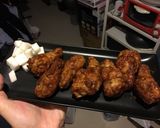 รูปขั้นตอนการทำที่ 10 ของ ปีกไก่ทอด Spicy Honey Garlic