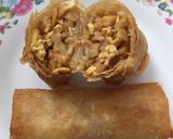 Foto langkah ke 5 dari resep Lumpia rebung, ebi, telur.