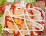 Hình bước làm 5 của món Bánh mỳ sandwich trứng pate