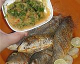 A picture of step 1 of Fried Fish.