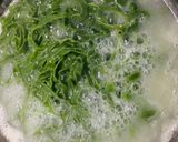 Hình bước làm 1 của món Mì ý rau cải tươi sốt pesto