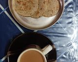 A picture of step 4 of Bran flour, Oats, and Multigrain Atta Masala Bhakhri.