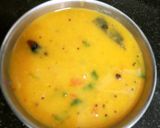 A picture of step 4 of Gujarati khatti meethi dal.