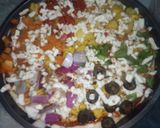 A picture of step 7 of Rainbow pizza 🌈 🍕🍕.