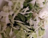 A picture of step 1 of Cabbage mix bhajiya.