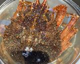 A picture of step 2 of Spider crab steamed.