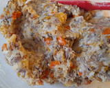 Foto del paso 2 de la receta: Pastel de carne  con verduras y arroz
