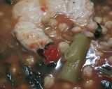 Foto del paso 11 de la receta: Garbanzos con congrio y espinacas