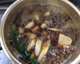 A picture of step 4 of Nikudofu (meat and tofu).