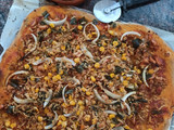 Pizza Vegana con Jack Fruit
