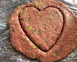Foto del paso 2 de la receta: Hamburguesa corazón sin pan