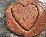 Foto del paso 2 de la receta: Hamburguesa corazón sin pan