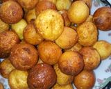 A picture of step 2 of No Sugar Milk Balls.