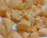 A picture of step 1 of Sweet melon 🍈 juice 😋.
