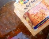A picture of step 2 of Simple jollifrice with creamy carrot.