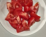 A picture of step 1 of Simple... Tomato Salad!.