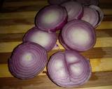 Toast withcaramelized onions,pizoila sauce and brawn.#kidsrecipe recipe step 1 photo