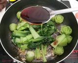 Hình bước làm 9 của món Cải thìa xào dầu hào