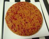 A picture of step 3 of Beetroot Dhokla.