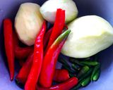 Foto langkah ke 1 dari resep Pepes Ikan Belanak Sambal Pencit (Mangga Muda).
