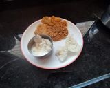 A picture of step 4 of Sabudana varai dosa.