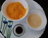 A picture of step 4 of Cherry Mango mousee.