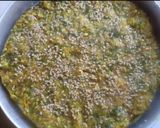 A picture of step 4 of Kothambir vadi (Maharashtrian snack).