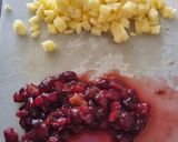 Une image de l'étape 4 de Minis cubes pommes 🍎 cerises 🍒 amandes ou pépites de chocolat.