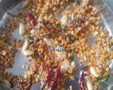 A picture of step 3 of Mysore Masala Dosa with Mysore Chutney.