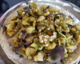 A picture of step 8 of Club sandwich paratha.