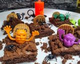 Foto del paso 5 de la receta: BROWNIE MONSTRUOSOS DE HALLOWEEN🎃❤️