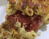 Foto langkah ke 6 dari resep Macaroni Layer Carbonara.