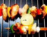 A picture of step 4 of Keto Chicken Malai kebab.