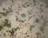 A picture of step 8 of White Biryani.