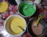 Foto langkah ke 3 dari resep Bolu kukus warna.