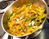 A picture of step 6 of Paneer Jalfrezi.