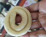 A picture of step 4 of Chena Jalebi /Chanar Jilipi.