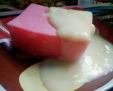 Foto langkah ke 6 dari resep Puding Santan Strawberry.