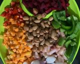 A picture of step 2 of Veg khichdi.