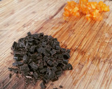 Foto del paso 2 de la receta: Coca de Sant Joan v1 2023 (chocolate negro y naranja confitada)