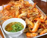 รูปขั้นตอนการทำที่ 5 ของ กุ้งย่างไร้เตาถ่าน..น้ำจิ้มรสแซ่บ