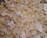 A picture of step 3 of Stovetop Chicken Noodle Casserole.