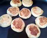 Foto langkah ke 8 dari resep Bakpia basah teflon isi kacag hijau.